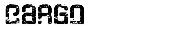 Cargo font preview